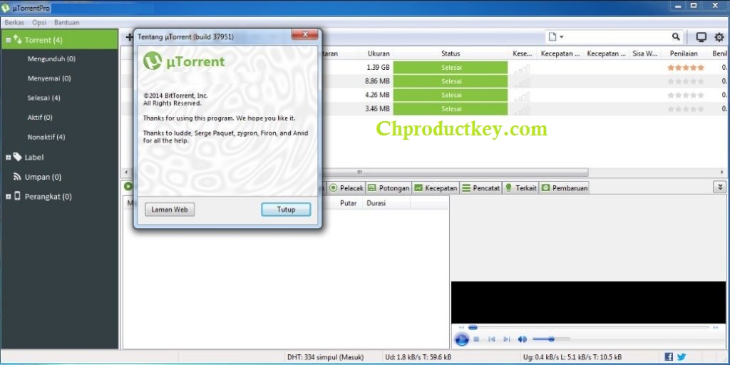 utorrent pro key free