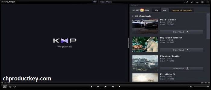 The KMPlayer 2023.7.26.17 / 4.2.3.1 instal