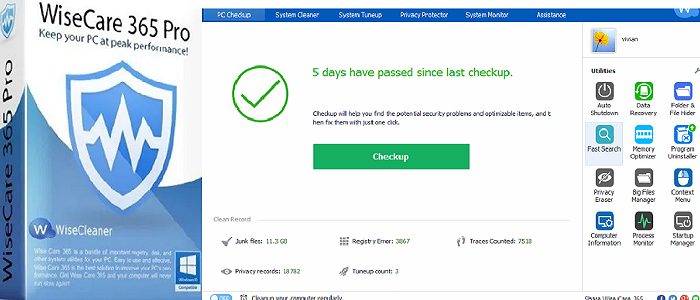 Wise Care 365 Pro crack