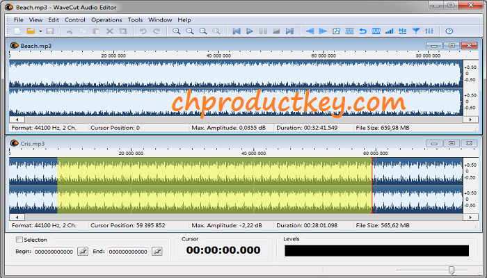 WaveCut Audio Editor License key