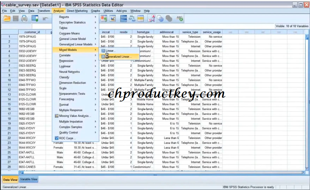 IBM SPSS Statistics License Code