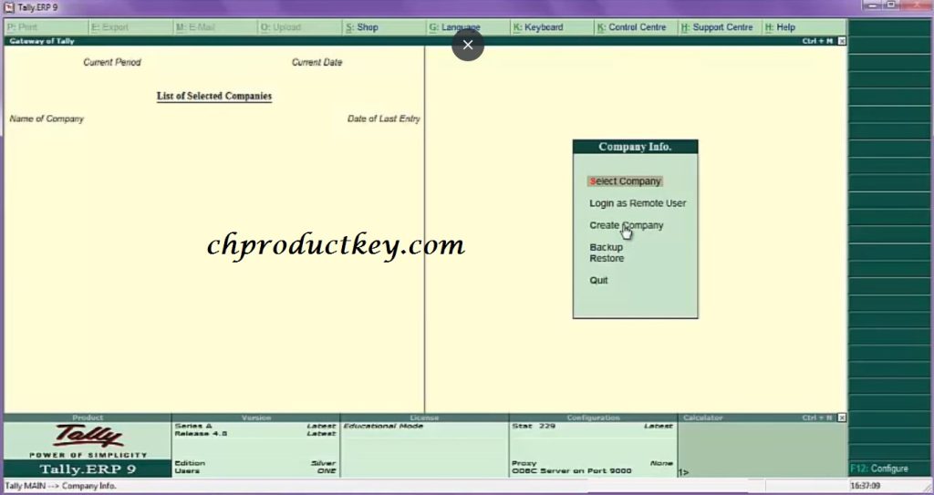 Tally ERP 9 Serial Number